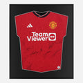 Framed Manchester United Signed Shirt, 2023-24 Squad [Lite]
