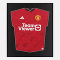 Framed Manchester United Signed Shirt, Player Version 2023-24 [Lite]