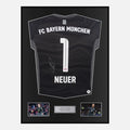 Framed Manuel Neuer Signed Bayern Munich Shirt GK 2021-22 [Classic]