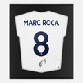 Framed Marc Roca Signed Shirt, Leeds United [Lite]