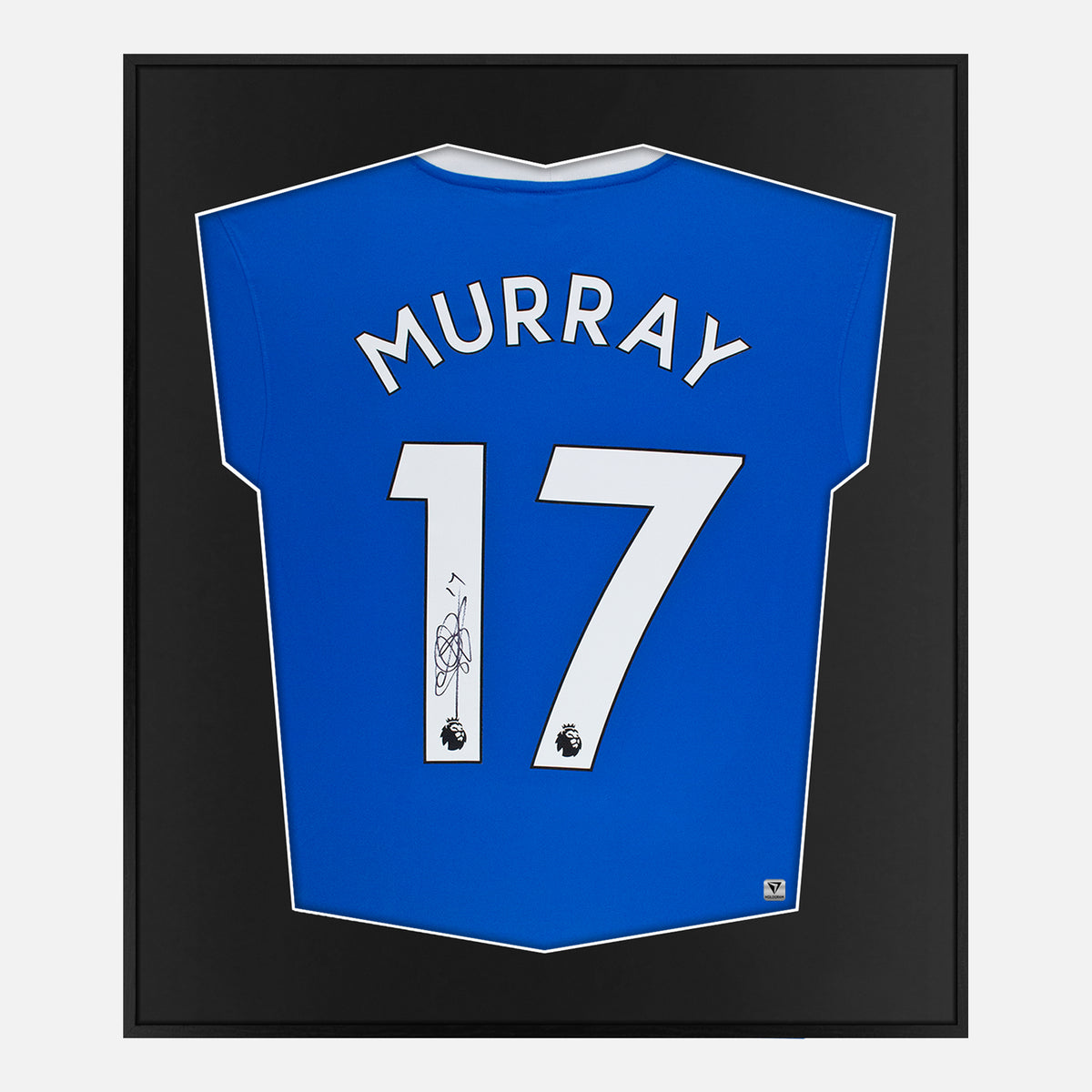 Framed Glenn Murray Signed Shirt, Brighton & Hove Albion [Lite] — Authentic signature with NFC and COA | The Vault