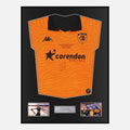 Framed Ollie McBurnie Signed Hull City Shirt 2026 Play-Off Final [Classic]