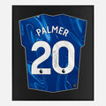 Framed Palmer Signed Shirt, Number 20, Chelsea Home [Lite]