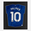 Framed Cole Palmer Signed Chelsea Shirt, Blue Home [Lite]