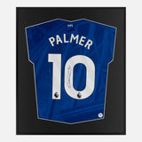 Framed Cole Palmer Signed Chelsea Shirt, Blue Home [Lite]