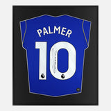 Framed Cole Palmer Signed Chelsea Shirt, Blue Home [Lite]
