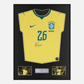 Framed Rayan Signed Brazil Shirt 2026-27 Home [Classic]