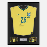Framed Rayan Signed Brazil Shirt 2026-27 Home [Classic]