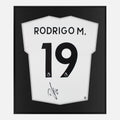 Framed Rodrigo Moreno Signed Leeds United Shirt [Lite]