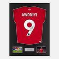 Framed Taiwo Awoniyi Signed Nottingham Forest Shirt 2024-25 Home [Classic]