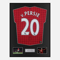 Framed Robin Van Persie Signed Manchester United Shirt Home 2012-13 [Classic]