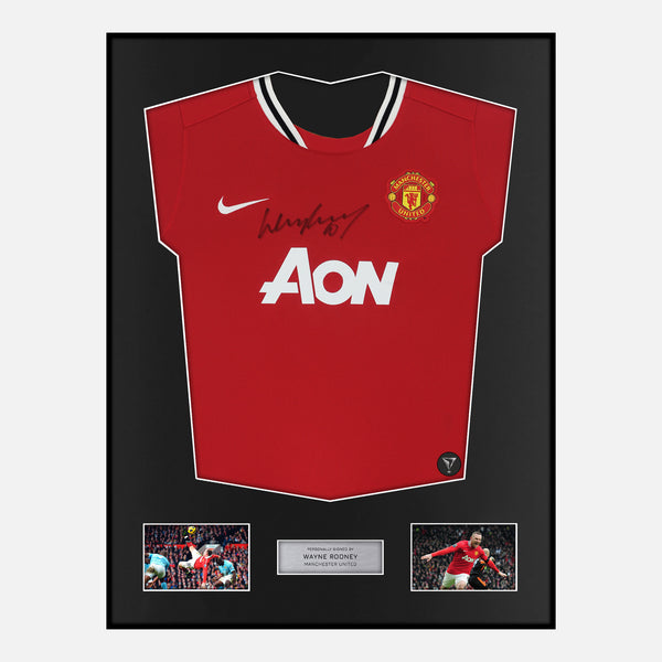 Framed Wayne Rooney Signed Manchester United Shirt | Classic