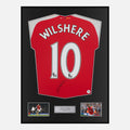 Framed Jack Wilshere Signed Arsenal Shirt 2014-15 Home [Classic]