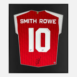 Framed Smith-Rowe Signed Shirt, Arsenal Home [Mini]