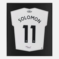 Framed Manor Solomon Signed Shirt, Fulham Home [Lite]