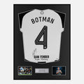 Framed Sven Botman Signed Newcastle United Shirt 2024-25 [Classic]