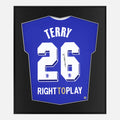 Framed Terry Signed Chelsea Shirt, 2012 Munich Final [Lite]