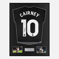 Framed Tom Cairney Signed Fulham Shirt 2023-24 Third away [Classic]
