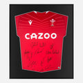 Framed Wales Signed Rugby Shirt [Lite]