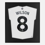 Framed Harry Wilson Signed Shirt, Fulham White Home [Lite]