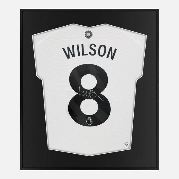 Framed Harry Wilson Signed Shirt, Fulham White Home [Lite]