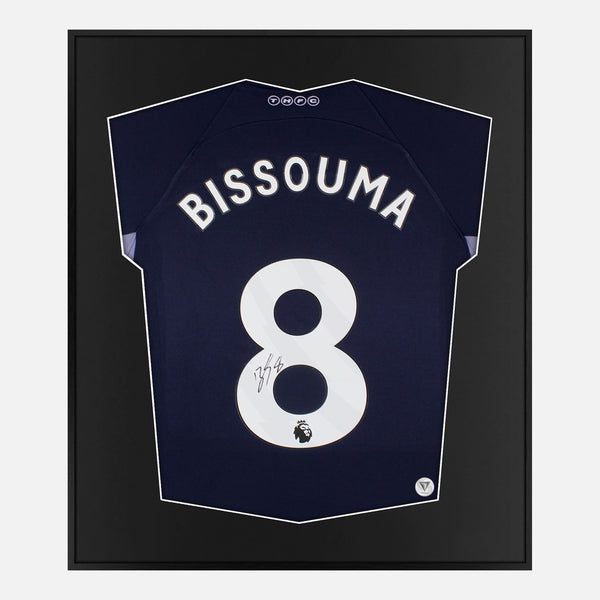 Framed Yves Bissouma Signed Tottenham Hotspur Shirt 2019-20 Away [Mini]