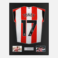 Framed Ivan Toney Signed Brentford Shirt 2023-25 Home [Classic]