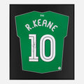 Framed Robbie Keane Signed Shirt, Retro 10 Home [Lite]