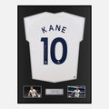 Framed Harry Kane Signed Tottenham Hotspur Shirt Home 2022-23 [Classic]