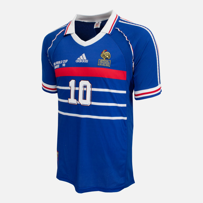 Autographe de football officiel signé Zinedine Zidane Coupe du Monde de Autographe de football officiel signé Zinedine Zidane Coupe du Monde de