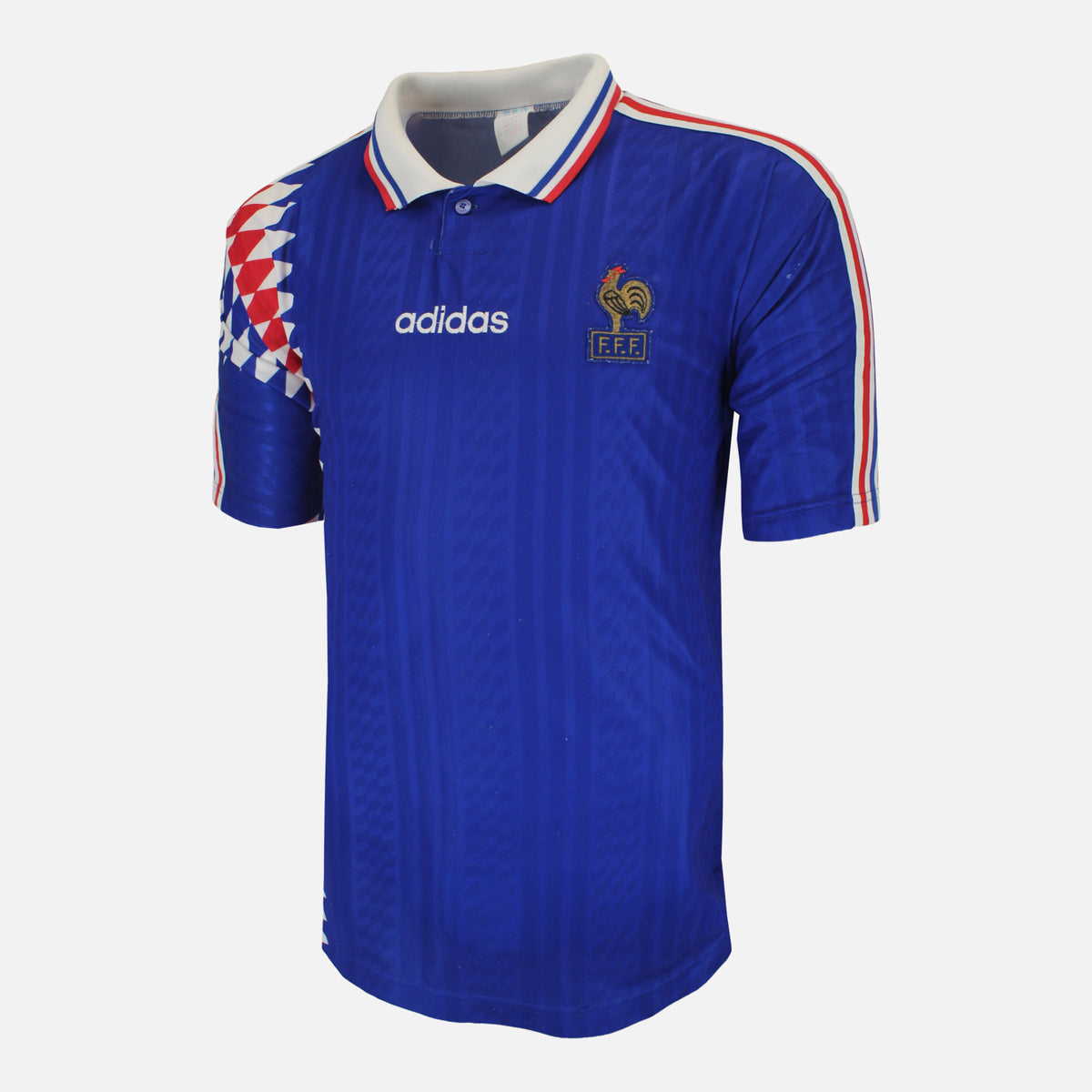 1994-96 France Home Shirt [Good] XL — Original France home football shirt from the 1994-96 season | The Vault