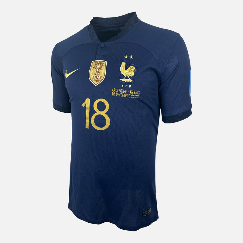 Dayot Upamecano Signed France Shirt 2022 World Cup [18]