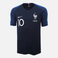 2018 France Home Shirt Mbappe 10 World Cup Final v Croatia [Perfect] L