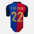 Frank de Boer Signed Barcelona Shirt 1999-00 Home [22]