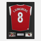 Framed Freddie Ljungberg Signed Arsenal Shirt Home [Classic]