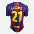 Frenkie de Jong Signed Barcelona Shirt 2025-26 Home [21]