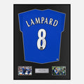 Framed Frank Lampard Signed Chelsea Shirt 2003-05 Home [Classic]