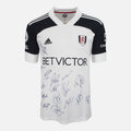 Squad Signed Fulham Shirt 2020-21 Home