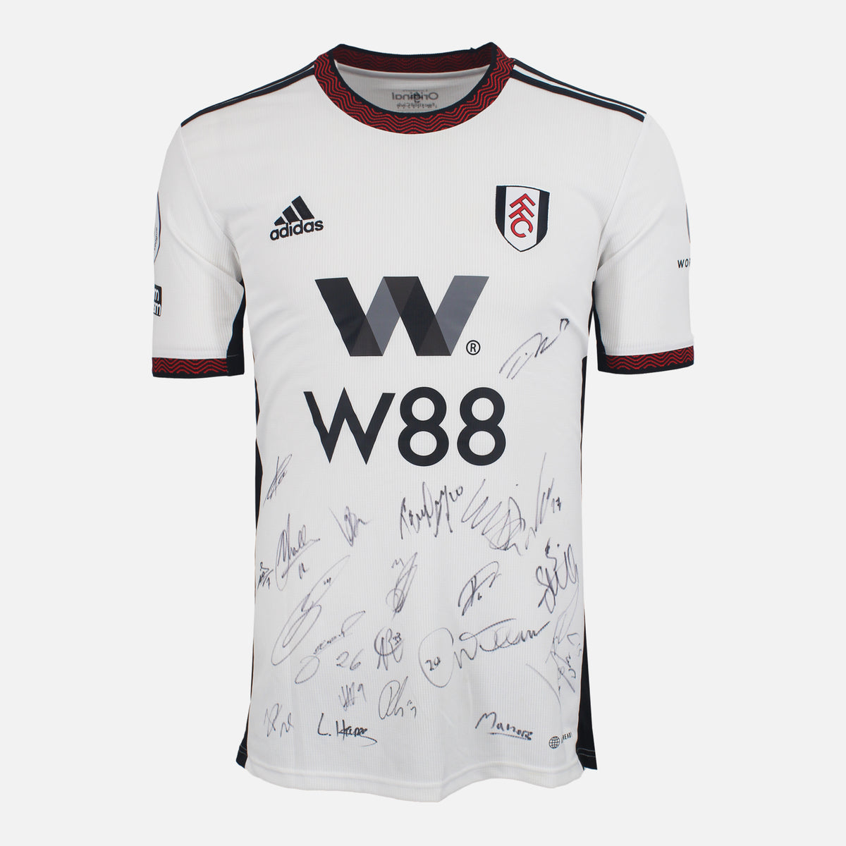Muniz Match Worn/Issue Squad Signed Fulham Shirt 2022-23 [19] — Fulham signed shirt from the 2022 to 2023 season | The Vault