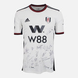 Framed Squad Signed Fulham Shirt 2022-23 Home [Classic]