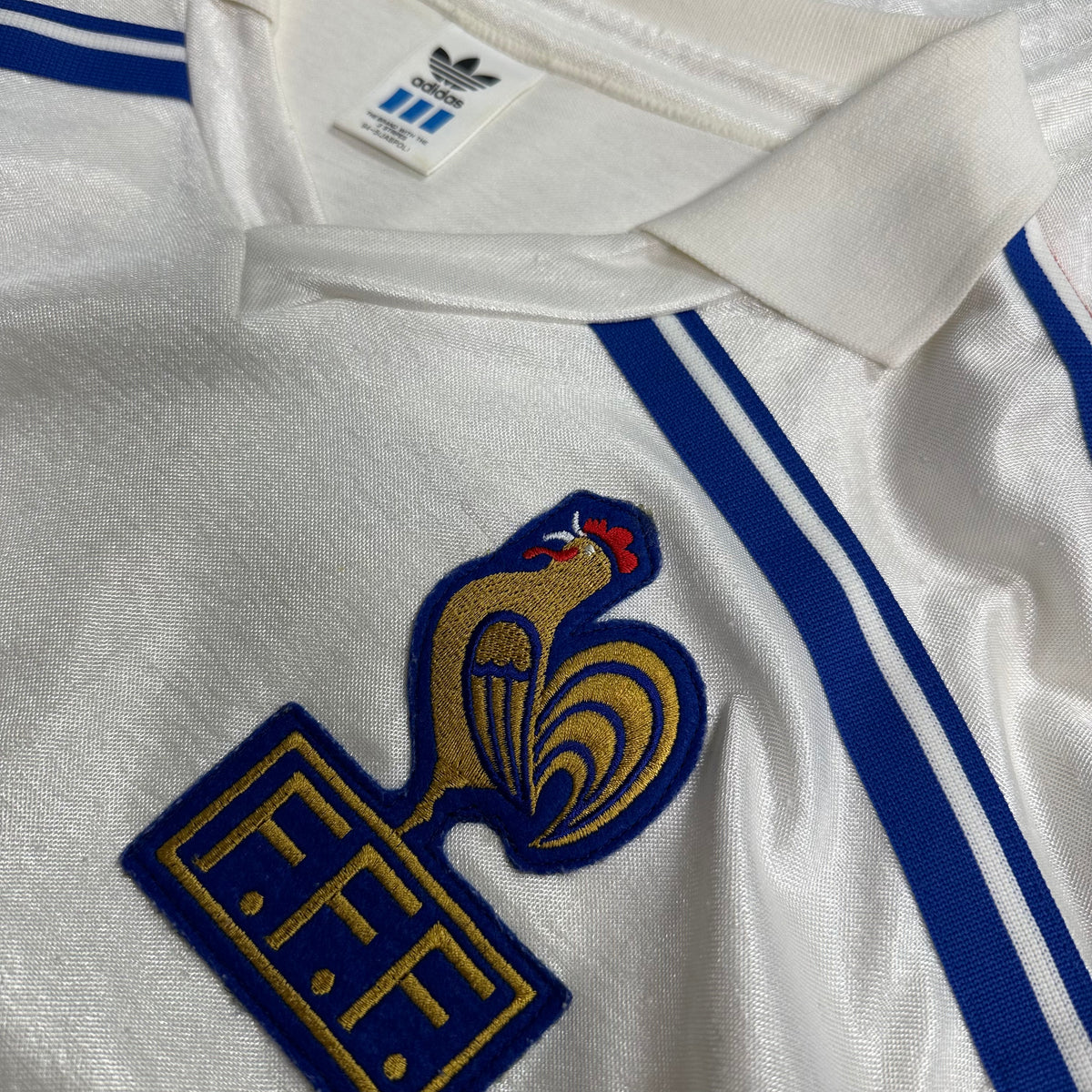 1986-89 France Away Shirt long sleeve [Excellent] M — Looking after your France Away jersey | The Vault