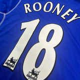 2002-03 Everton Home Shirt Rooney 18 Rookie [New] S