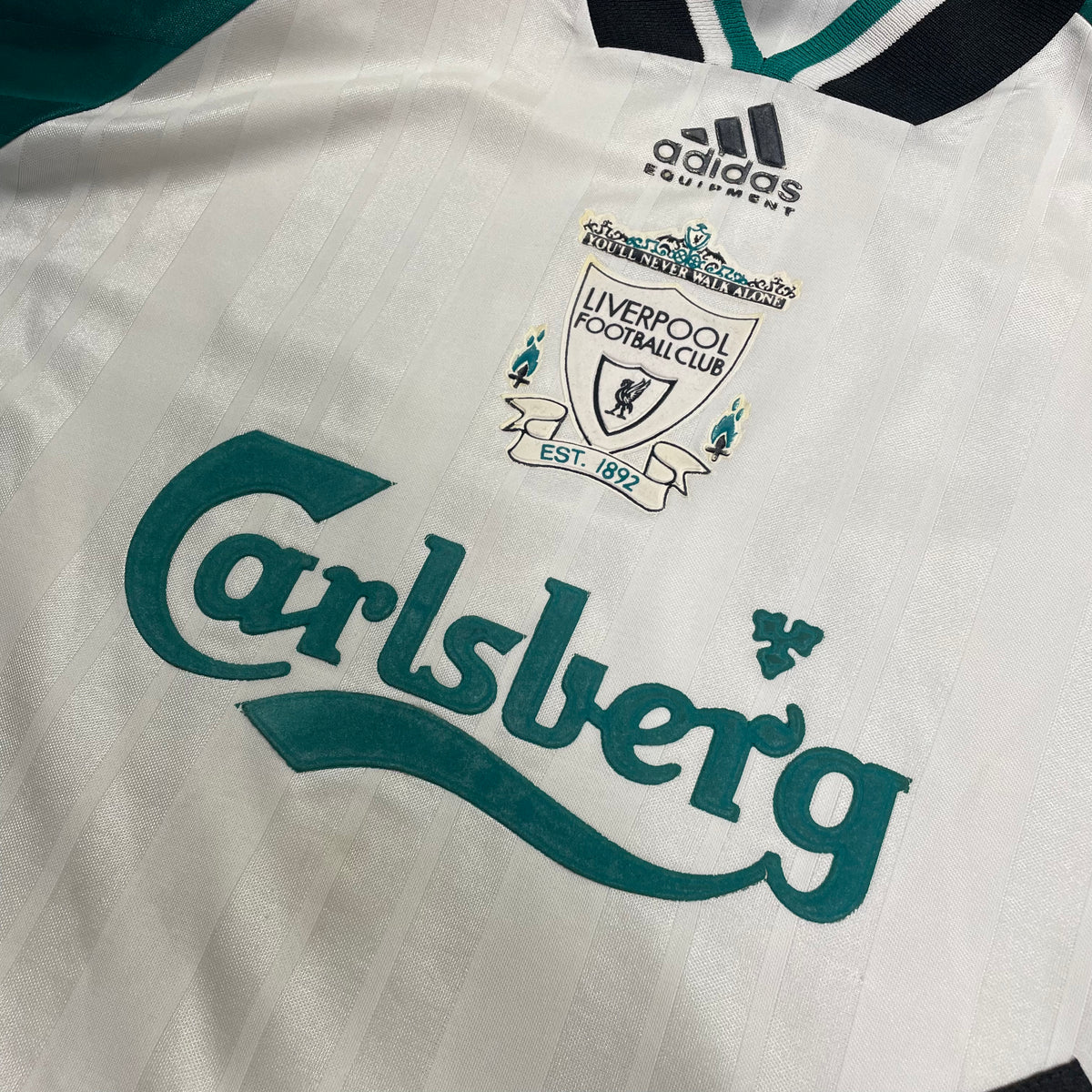 1993-95 Liverpool Away Shirt [Good] M — Looking after your Liverpool Away jersey | The Vault