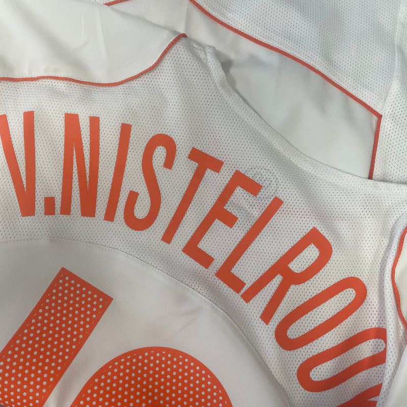 2004-06 Netherlands Away Shirt V.Nistelrooy 10 [Excellent] M