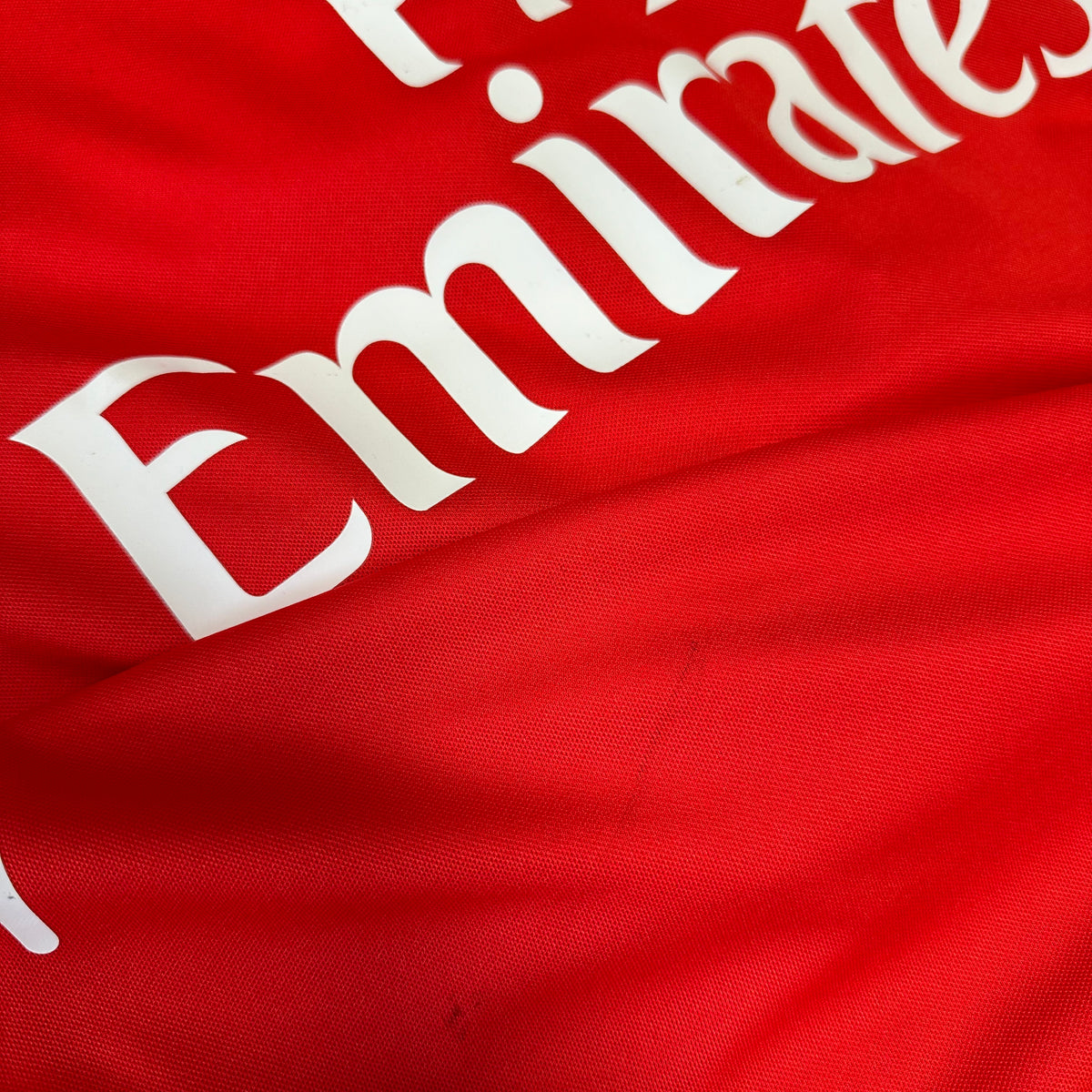 2014-15 Arsenal Home Shirt [Excellent] L — Looking after your Arsenal Home jersey | The Vault