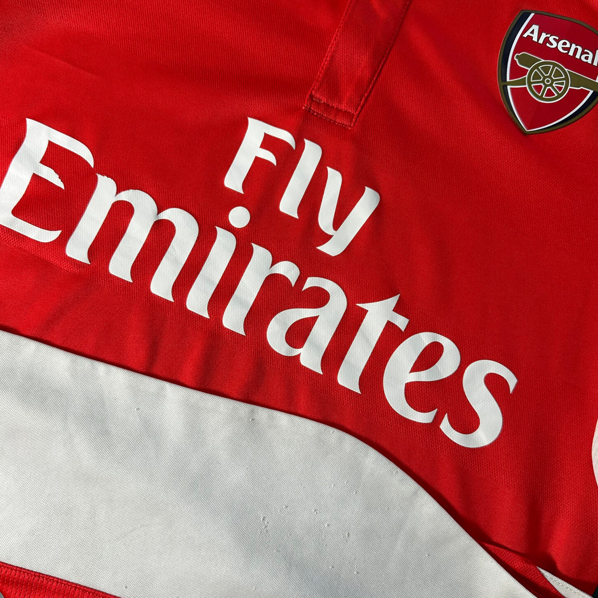 2015-16 Arsenal Home Shirt [Good] S — Looking after your Arsenal Home jersey | The Vault