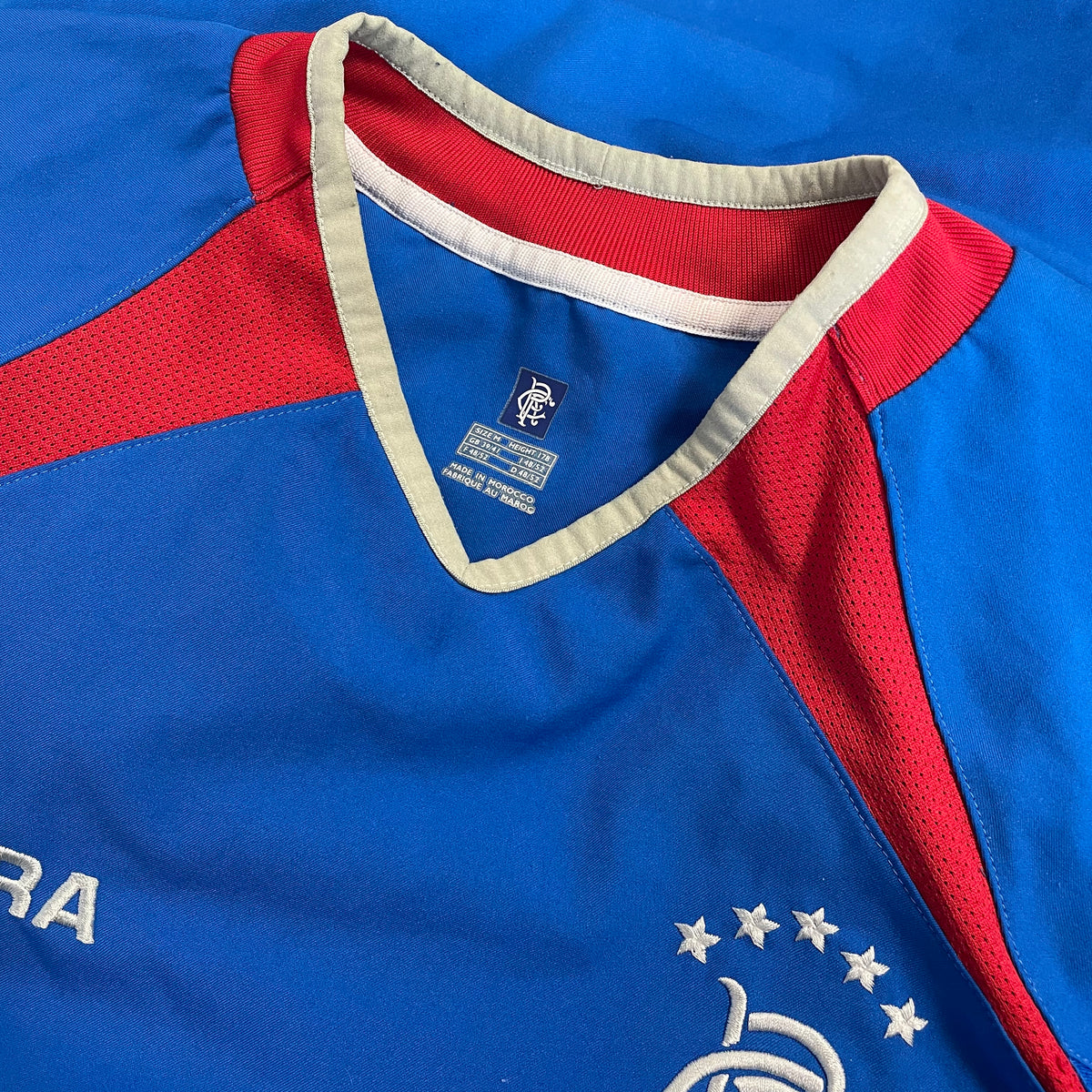 2003-04 Rangers Home Shirt [Excellent] M — Looking after your Rangers Home jersey | The Vault
