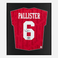 Framed Pallister Signed Manchester United Shirt 1992-94 [Lite]