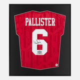 Framed Pallister Signed Manchester United Shirt 1992-94 [Lite]