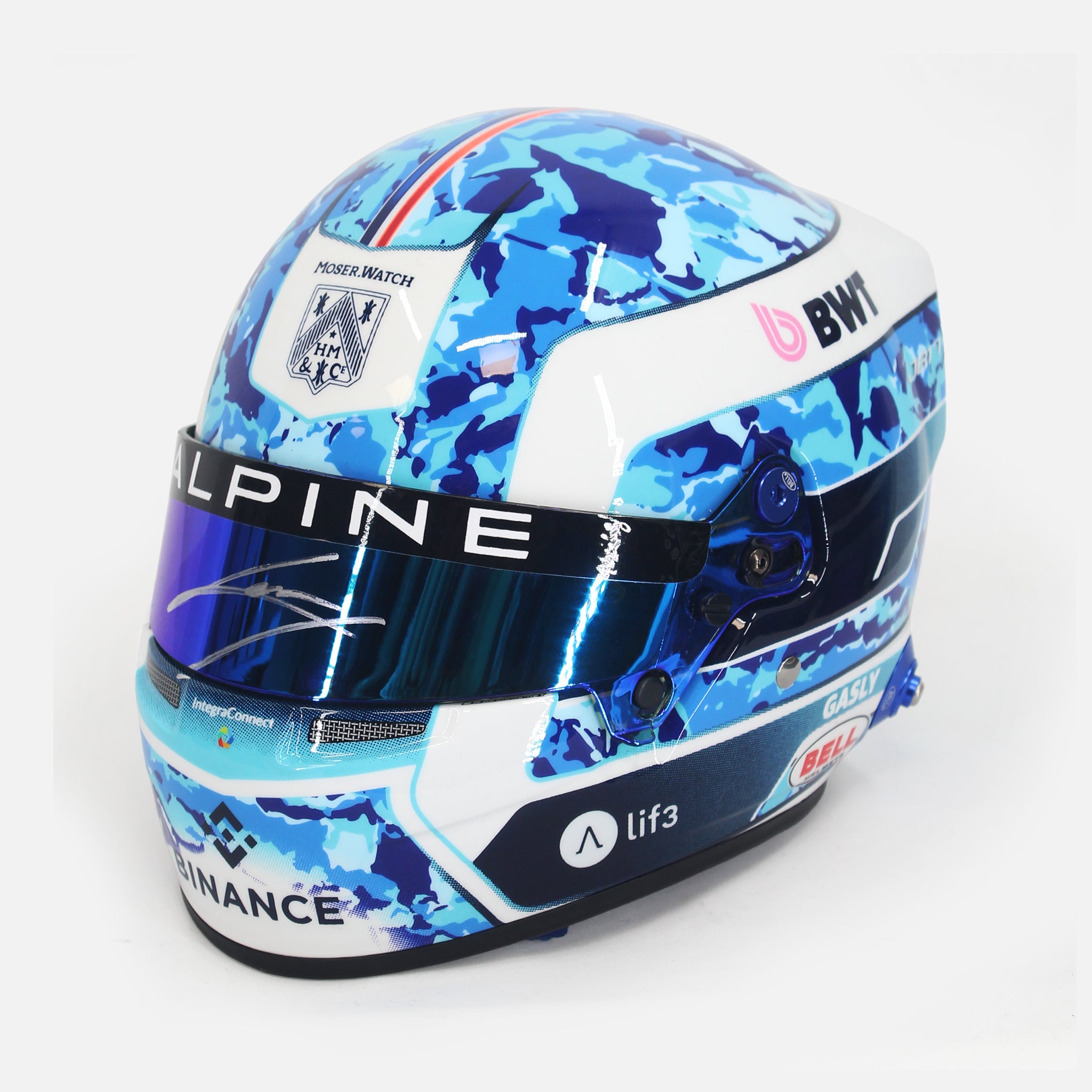 Pierre Gasly Signed Alpine F1 Helmet | Vault Verified